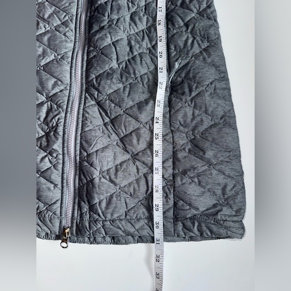 The North Face ThermoBall Parka Jacket Womens XS Gray Quilted Hooded Long Puffer - Picture 7 of 12
